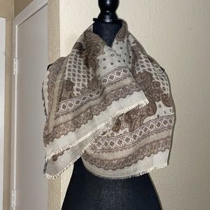 True 90’s Vintage Beautiful Compagnie Int’l Express Scarf, OS